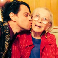 Alexander Polinsky with grandmother Gladys
