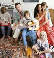 Balthazar Getty family: Wife and children