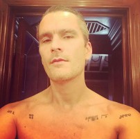 Balthazar Getty shirtless and tattoo