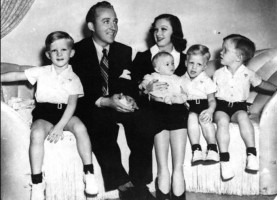 Bing Crosby Family: Bing Crosby, Dixie Lee and 4 Sons