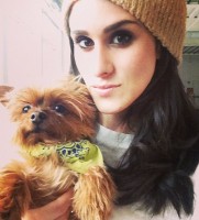 Brittany Furlan with her dog Wicky