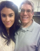 Brittany Furlan with her Father Ron Furlan