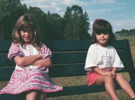 Camila Mendes childhood photo: with her sister