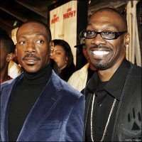 Charlie Murphy with brother Eddie Murphy