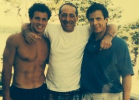Chris Cuomo with father Mario Cuomo and brother Andrew Cuomo