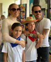 Emme and Max Muniz with parents- Jennifer Lopez and Marc Anthony