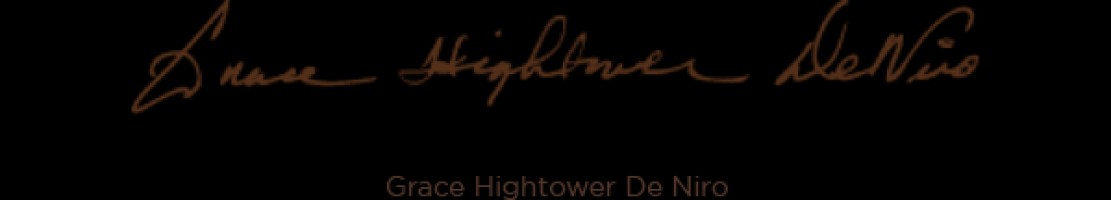 Grace Hightower De Niro signature