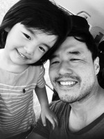 Jae Suh Park's husband Randall Park and daughter Ruby Park
