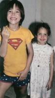 James Haven childhood pic with Angelina Jolie