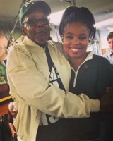 Jemele Hill with father Jerel Brickerson