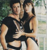 Jennifer Flavin with husband Sylvester Stallone