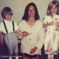 Josh Bowman childhood Family: Mother & Sister