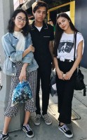 Madison Hu with her friends