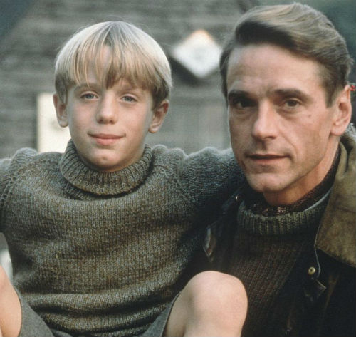 Max Irons childhood with father