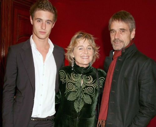 Max Irons with parents Jeremy Irons(father), Sinead Cusack(Mother)
