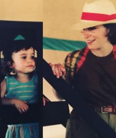 Molly Ephraim with mom in childhood