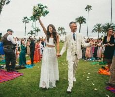Sean Gunn and Natasha Halevi wedding