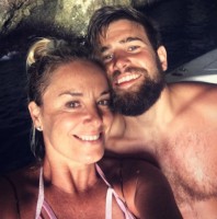 Tamzin Outhwaite with Tom Child