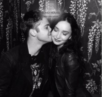 Alexander Calvert with wife Jenna Berman