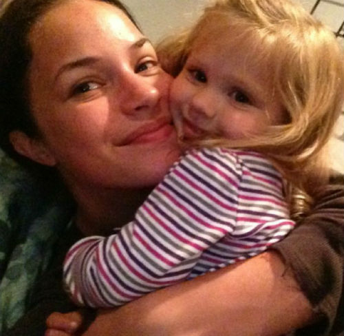 Alexis Knapp with daughter Kailani Knapp