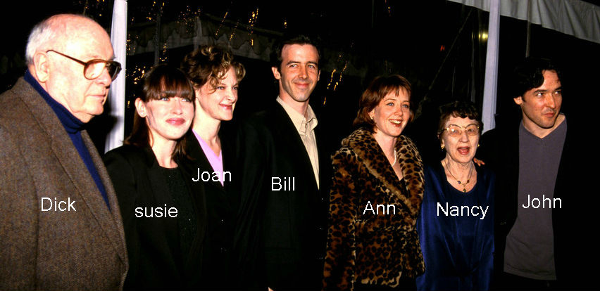 Ann Cusack Family: Father(Richard), Mother(Nancy), sisters(Joan,Susie) & Brothers(bill, John)