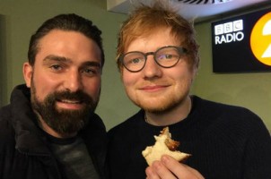Anthony Middleton with Ed Sheeran