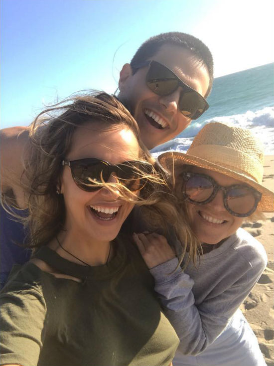 Arielle Kebbel with her siblings: Christian Kebbel(brother), Julia Kebbel(Sister)