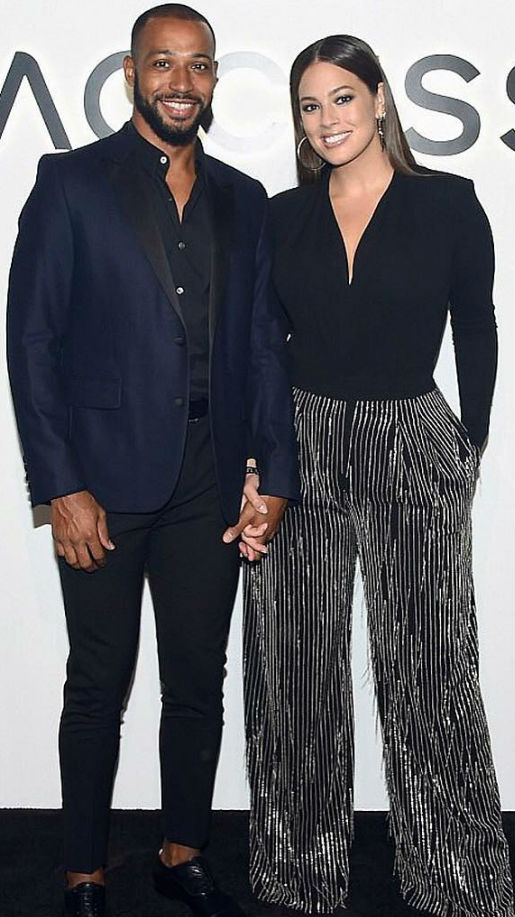 Ashley Graham with husband Justin Ervin