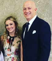 Billie Lourd With her father Bryan Lourd