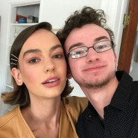 Brigette Lundy-Paine with brother Benjamin Lundy-Paine