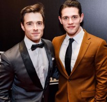 Casey Cott with brother Corey Cott