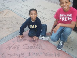 Coy Stewart with his little brother Chayse Stewart