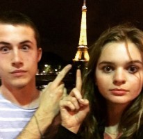 Dylan Minnette with his girlfriend Kerris Dorsey