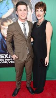 Dylan Minnette with his mom Robyn Maker-Minnette