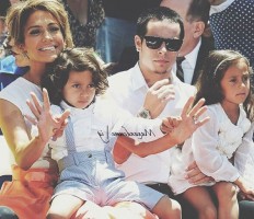 Emme Maribel Muniz & Maximilian David Muniz family: Mom Jennifer Lopez & Dad Marco Antonio Muñiz