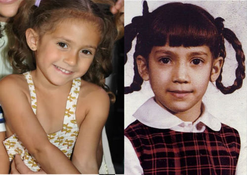 Emme Muniz & Jennifer Lopez face similarity