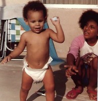 Eric Andre childhood with sister Amy Andre
