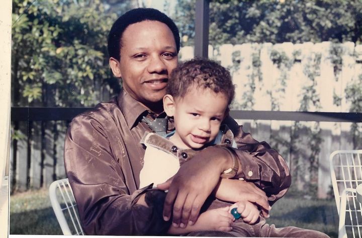 Eric Andre with father Pierre Andre