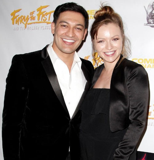 Francesca Eastwood and Alexander Wraith