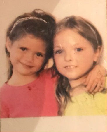 Francesca Eastwood Childhood: with sister Morgan Eastwood