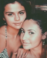 Francia Raisa with Selena Gomez