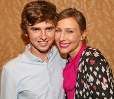 Freddie Highmore with Vera Farmiga