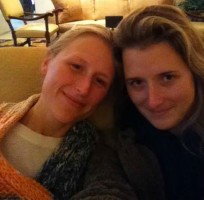 Grace Gummer with sister Mamie Hummer