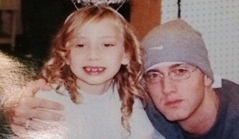 Hailie Jade Scott Mathers with Dad Eminem
