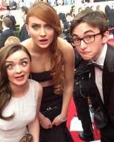 Isaac Hempstead Wright with co-stars