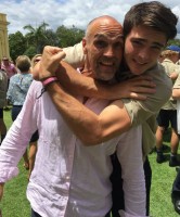 Jacob Elordi with Dad John Elordi