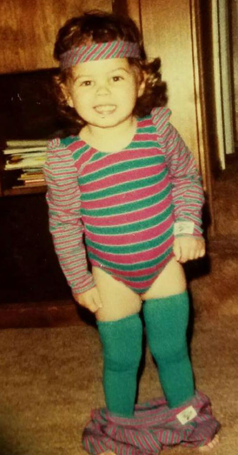 Jenna Dewan childhood photo