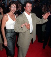 Jennifer Flavin with husband Sylvester Stallone
