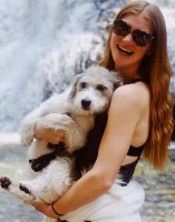 Jennifer Gates with her pup Earl