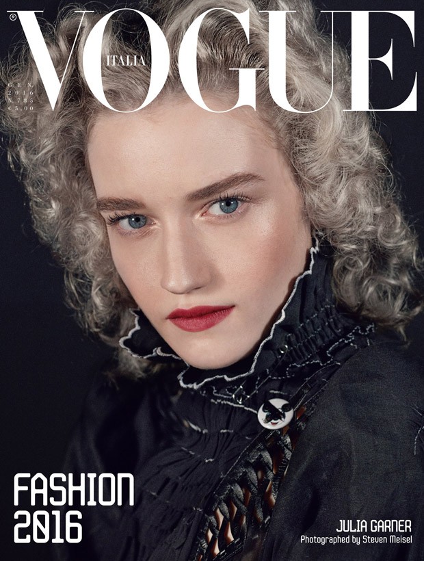 Julia Garner on the cover of the Vogue magazine (2016)